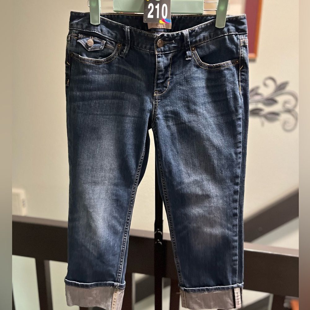 Banana Republic Dark Blue Denim Jean Capri’s #DO210